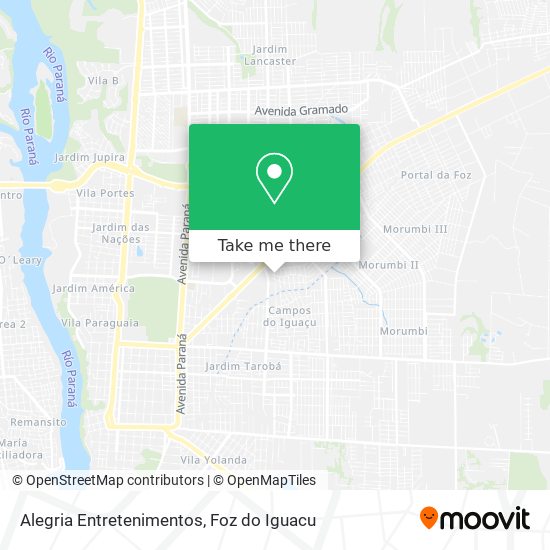 Alegria Entretenimentos map