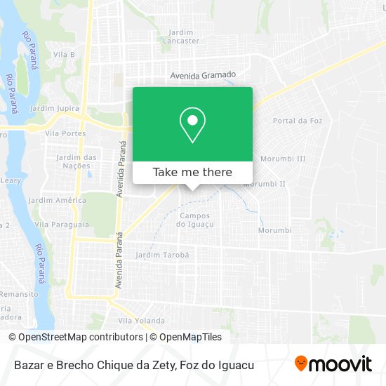 Bazar e Brecho Chique da Zety map