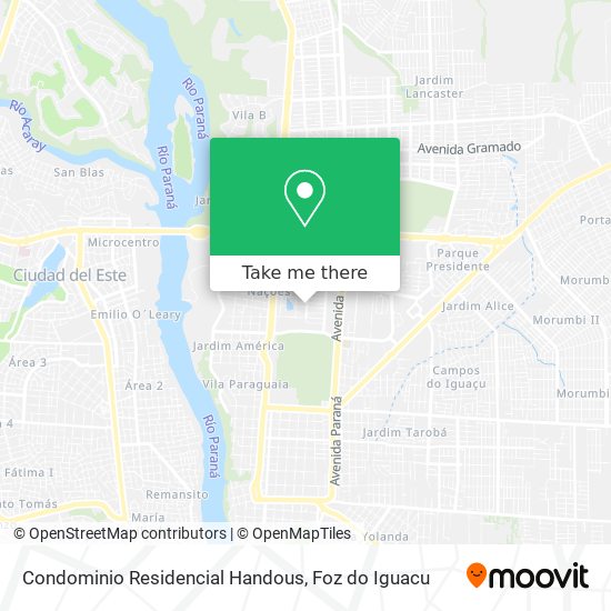 Condominio Residencial Handous map