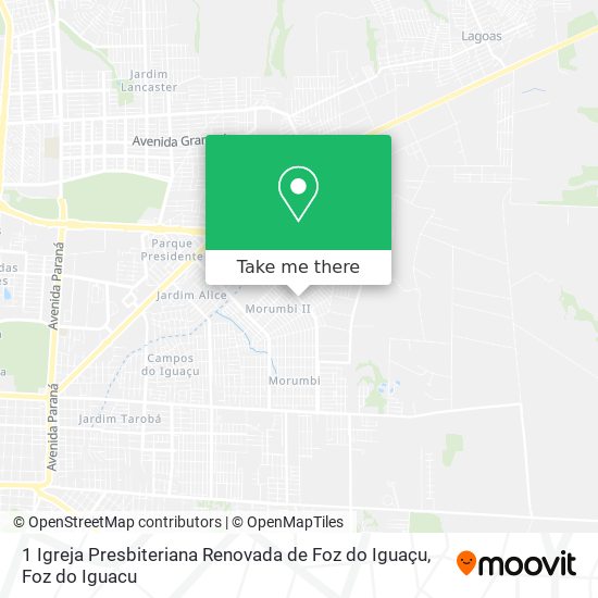 1 Igreja Presbiteriana Renovada de Foz do Iguaçu map