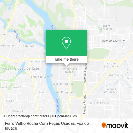 Ferro Velho Rocha Com Peças Usadas map