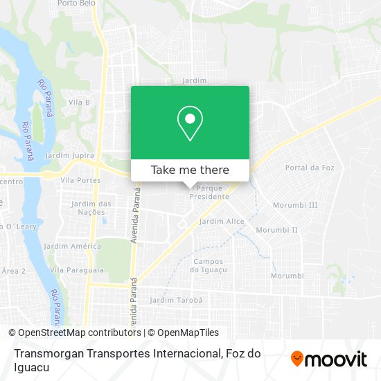 Transmorgan Transportes Internacional map