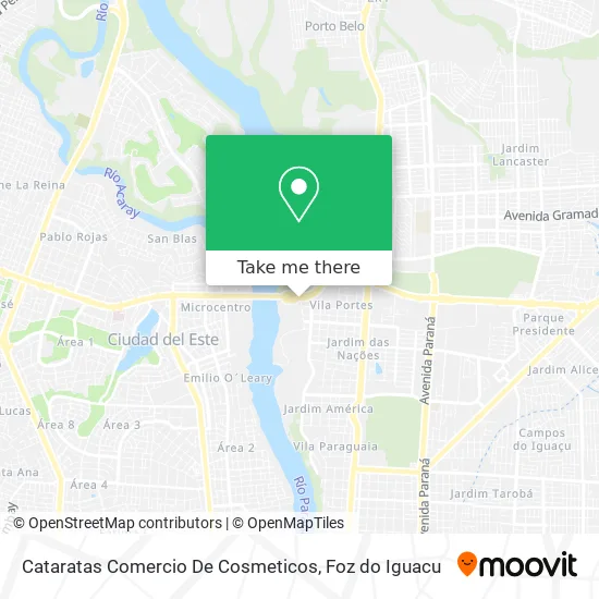 Cataratas Comercio De Cosmeticos map