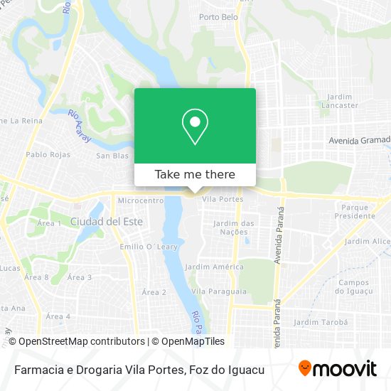 Farmacia e Drogaria Vila Portes map