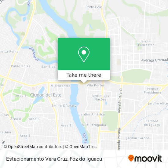 Estacionamento Vera Cruz map
