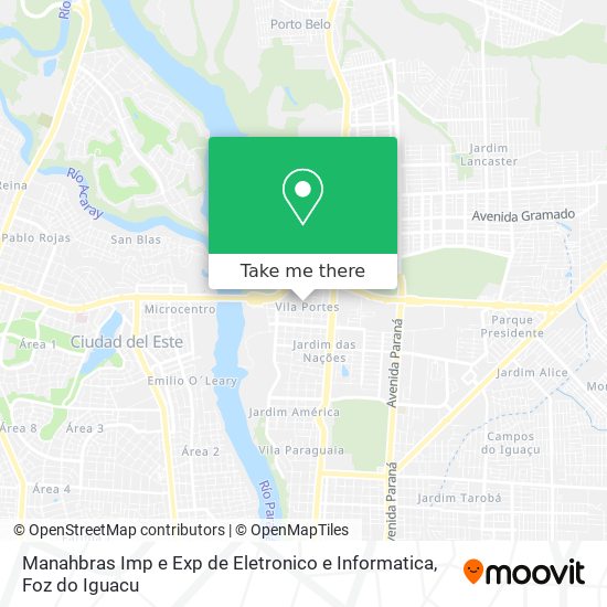 Mapa Manahbras Imp e Exp de Eletronico e Informatica