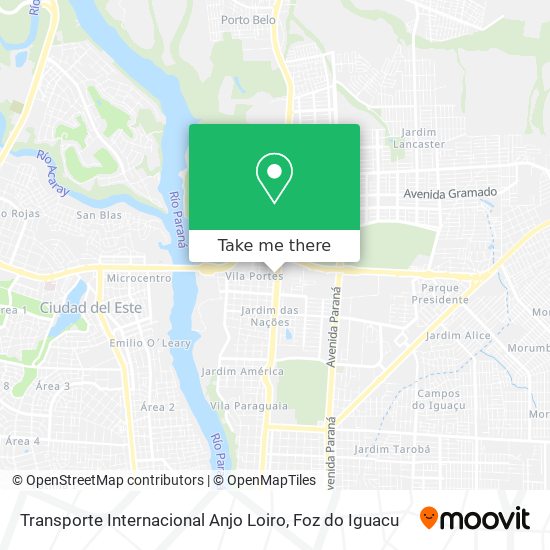 Transporte Internacional Anjo Loiro map