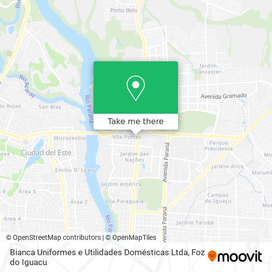 Bianca Uniformes e Utilidades Domésticas Ltda map