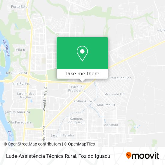 Lude-Assistência Técnica Rural map