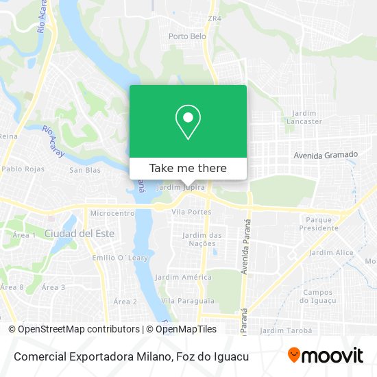 Comercial Exportadora Milano map