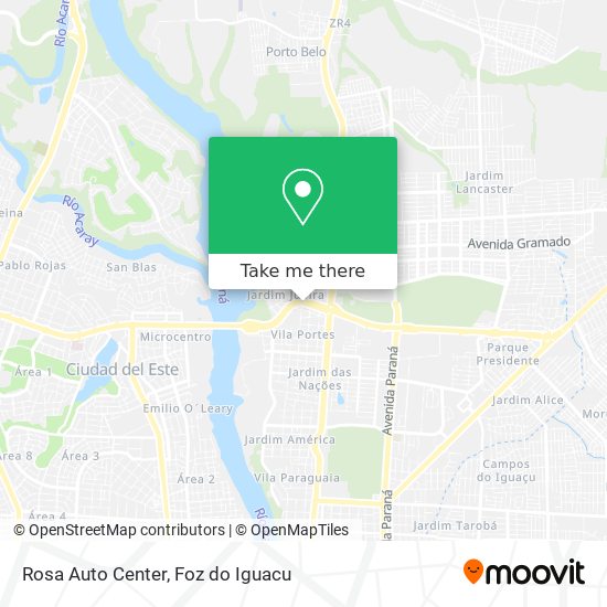 Rosa Auto Center map