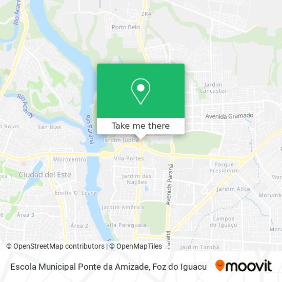 Escola Municipal Ponte da Amizade map