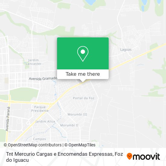 Tnt Mercurio Cargas e Encomendas Expressas map