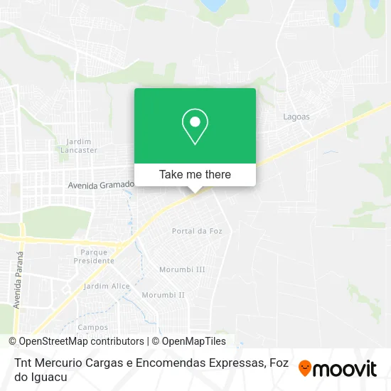 Tnt Mercurio Cargas e Encomendas Expressas map