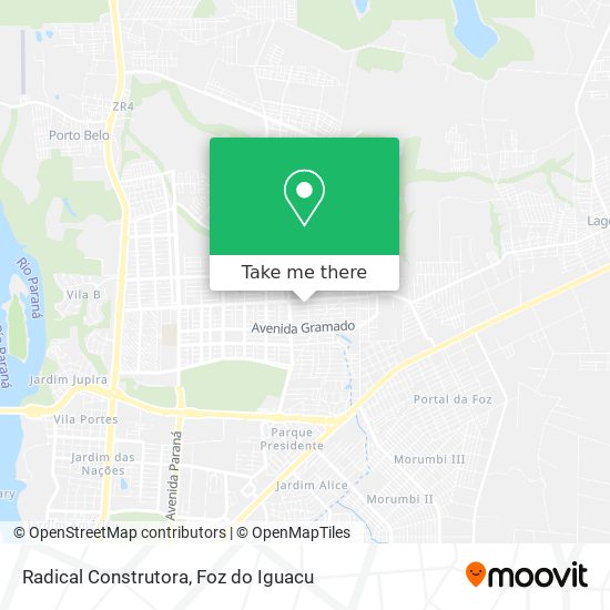 Radical Construtora map