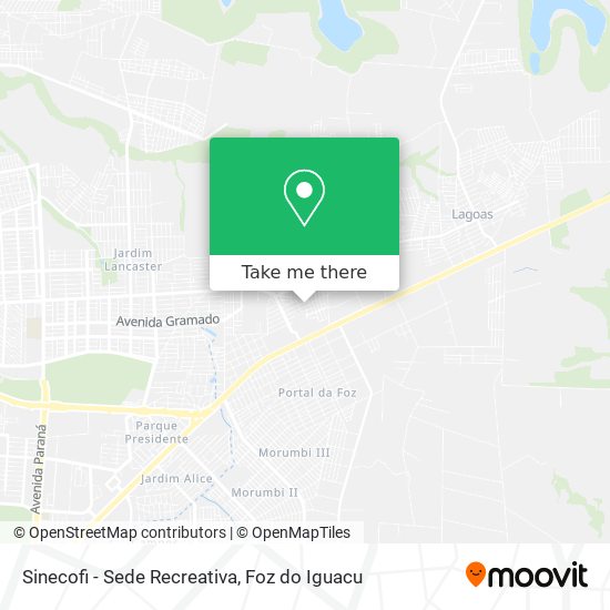 Sinecofi - Sede Recreativa map