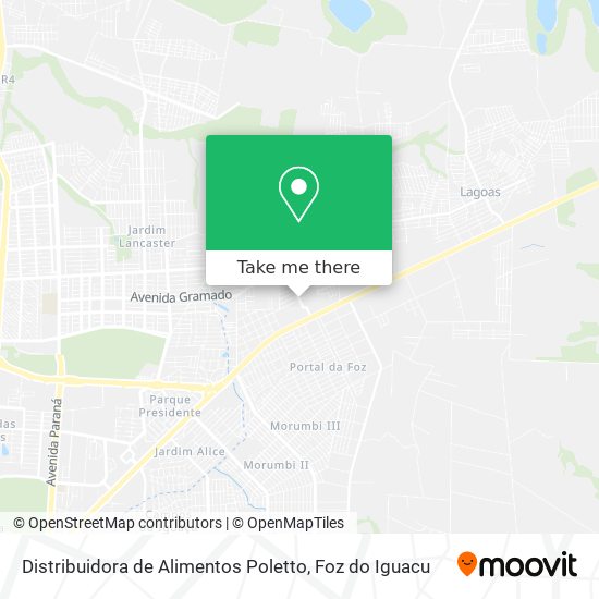 Distribuidora de Alimentos Poletto map