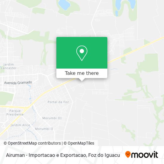 Airuman - Importacao e Exportacao map