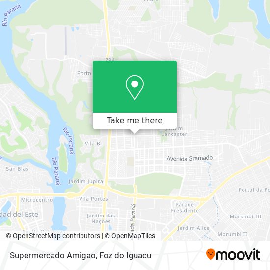 Supermercado Amigao map
