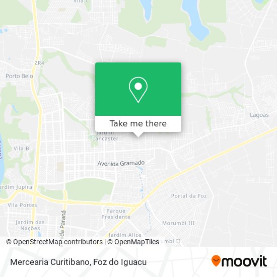 Mercearia Curitibano map