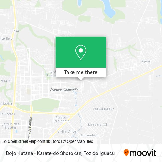 Dojo Katana - Karate-do Shotokan map