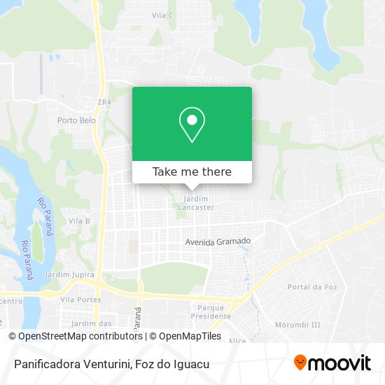 Panificadora Venturini map
