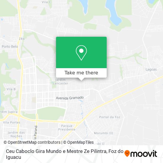 Ceu Caboclo Gira Mundo e Mestre Ze Pilintra map