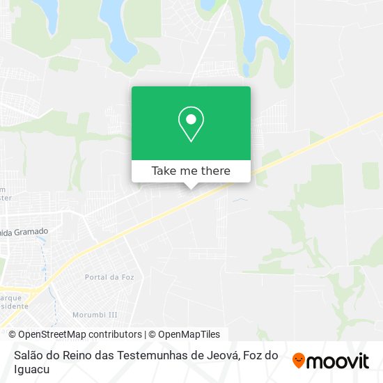 Salão do Reino das Testemunhas de Jeová map