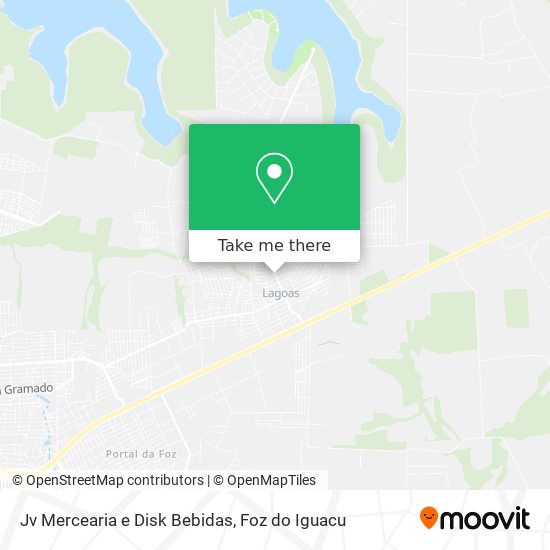 Jv Mercearia e Disk Bebidas map