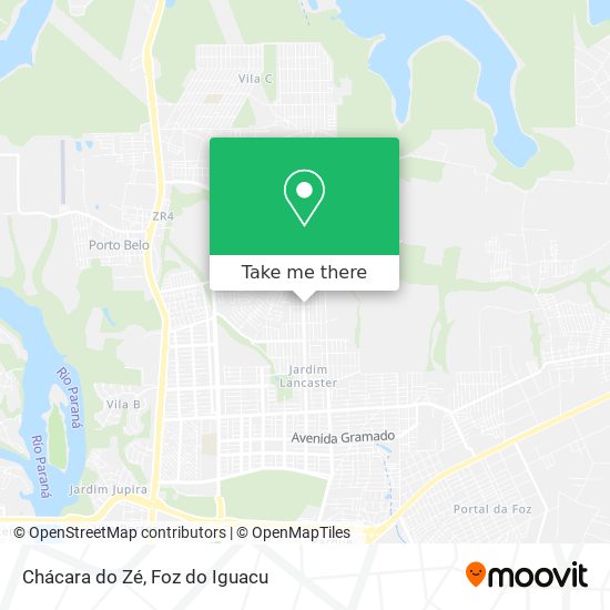 Chácara do Zé map