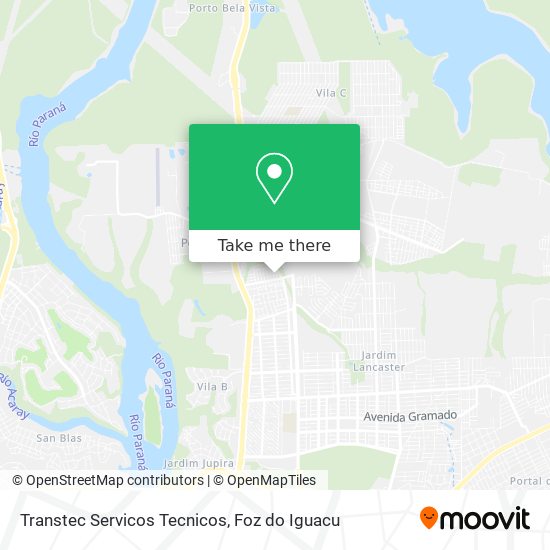 Transtec Servicos Tecnicos map