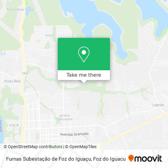 Furnas Subestação de Foz do Iguaçu map