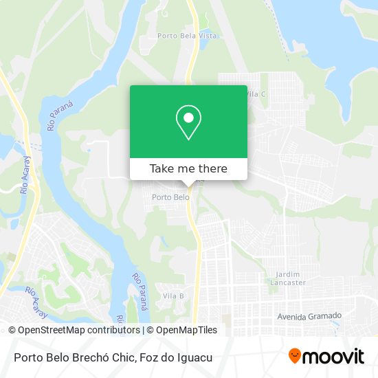 Mapa Porto Belo Brechó Chic