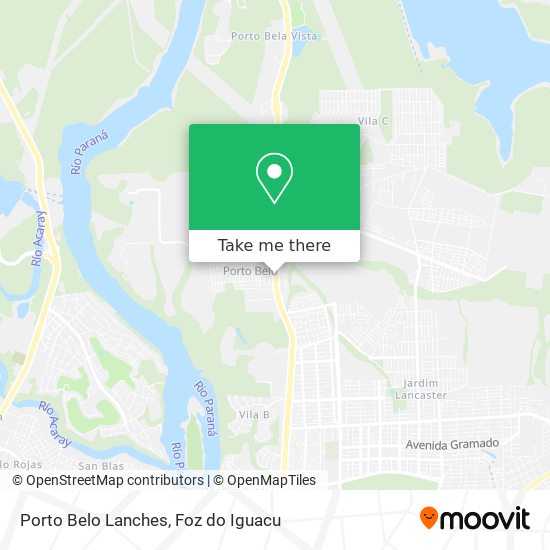 Porto Belo Lanches map