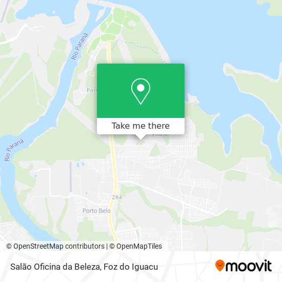 Salão Oficina da Beleza map