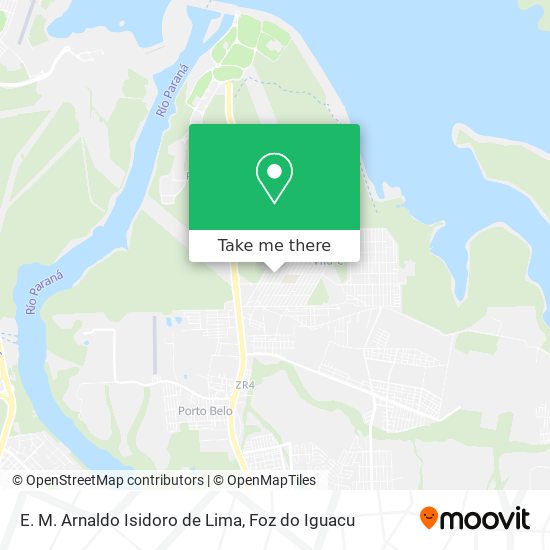 E. M. Arnaldo Isidoro de Lima map