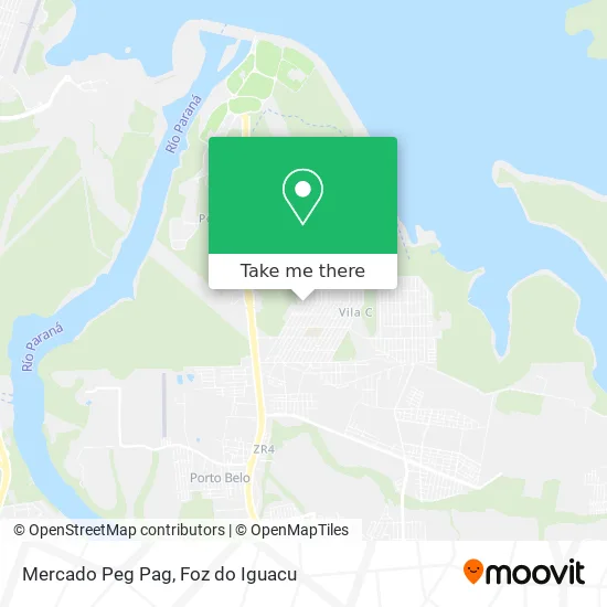 Mercado Peg Pag map
