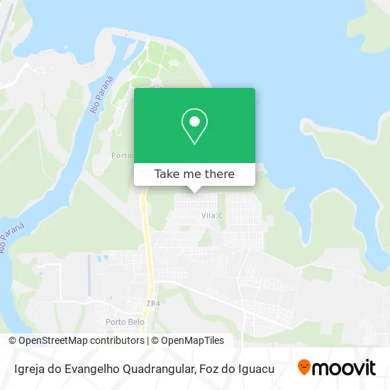 Igreja do Evangelho Quadrangular map