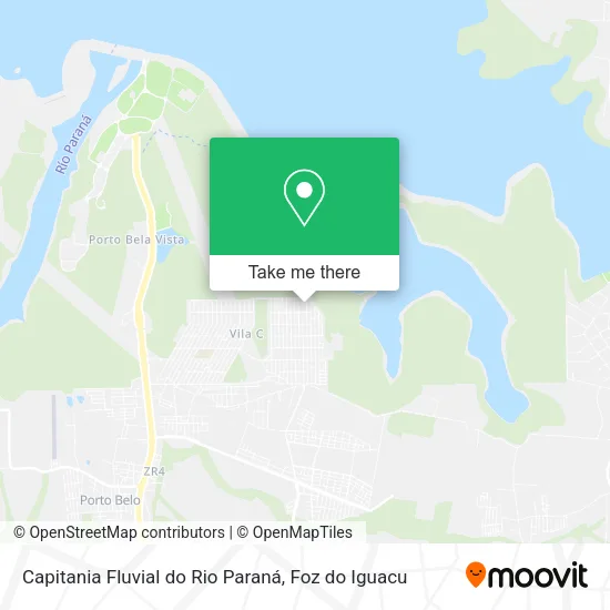 Capitania Fluvial do Rio Paraná map