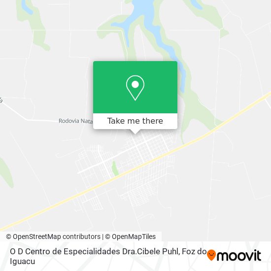 O D Centro de Especialidades Dra.Cibele Puhl map