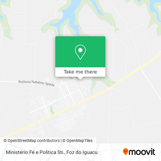 Ministério Fé e Politica Sti. map
