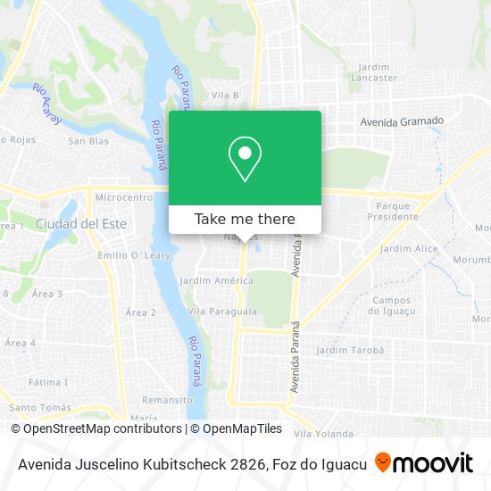 Avenida Juscelino Kubitscheck 2826 map