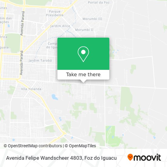 Avenida Felipe Wandscheer 4803 map