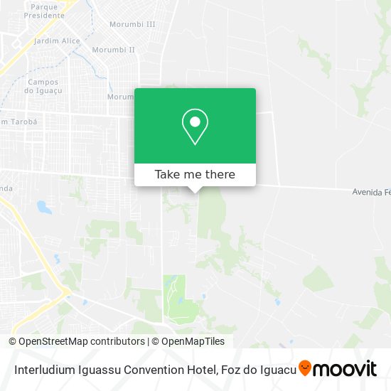 Interludium Iguassu Convention Hotel map