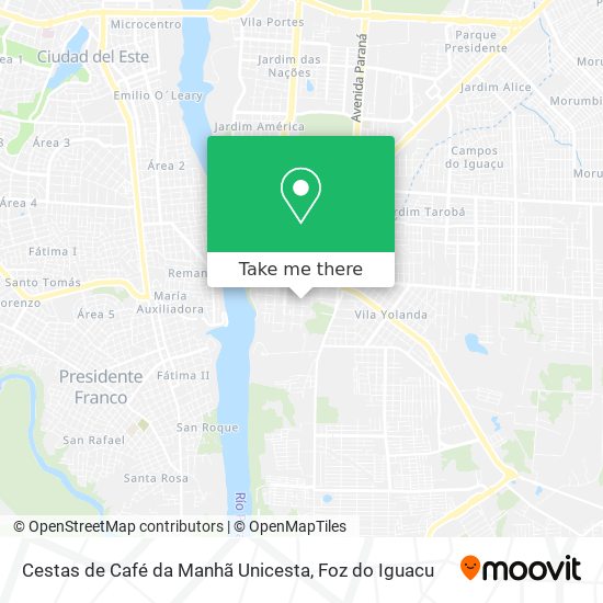 Cestas de Café da Manhã Unicesta map