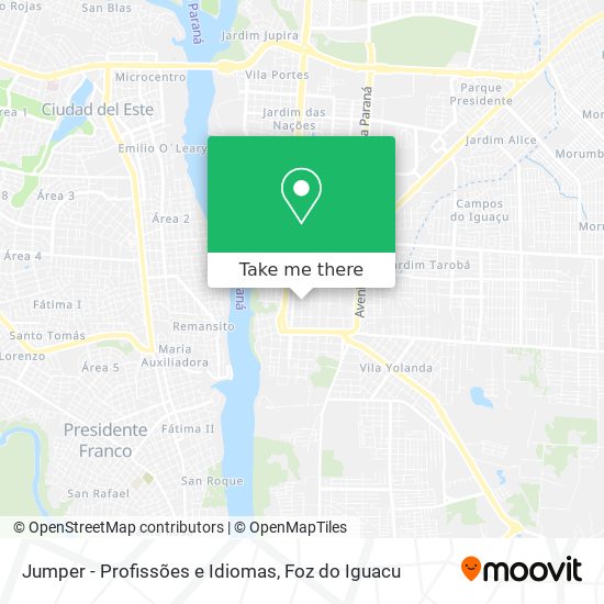 Jumper - Profissões e Idiomas map