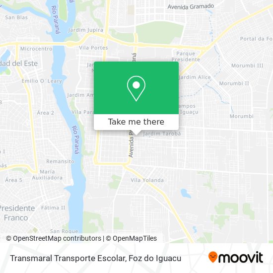 Transmaral Transporte Escolar map