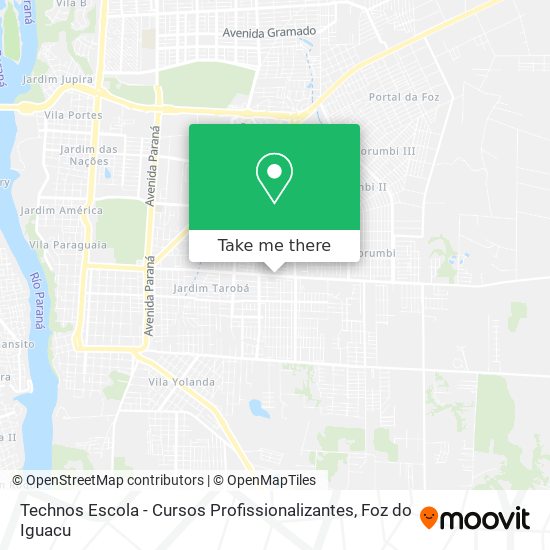Technos Escola - Cursos Profissionalizantes map