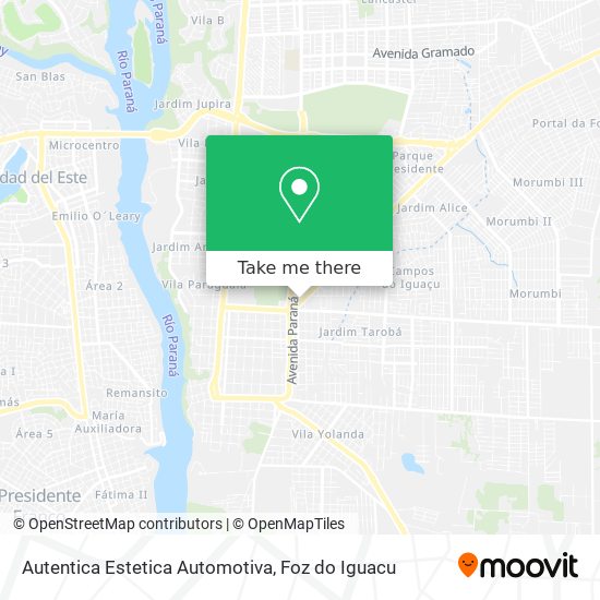 Autentica Estetica Automotiva map