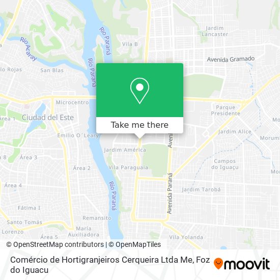 Comércio de Hortigranjeiros Cerqueira Ltda Me map